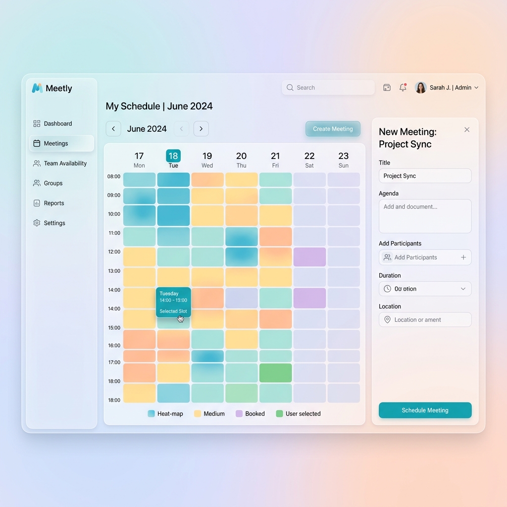 When2Meet Clone UI Screenshot